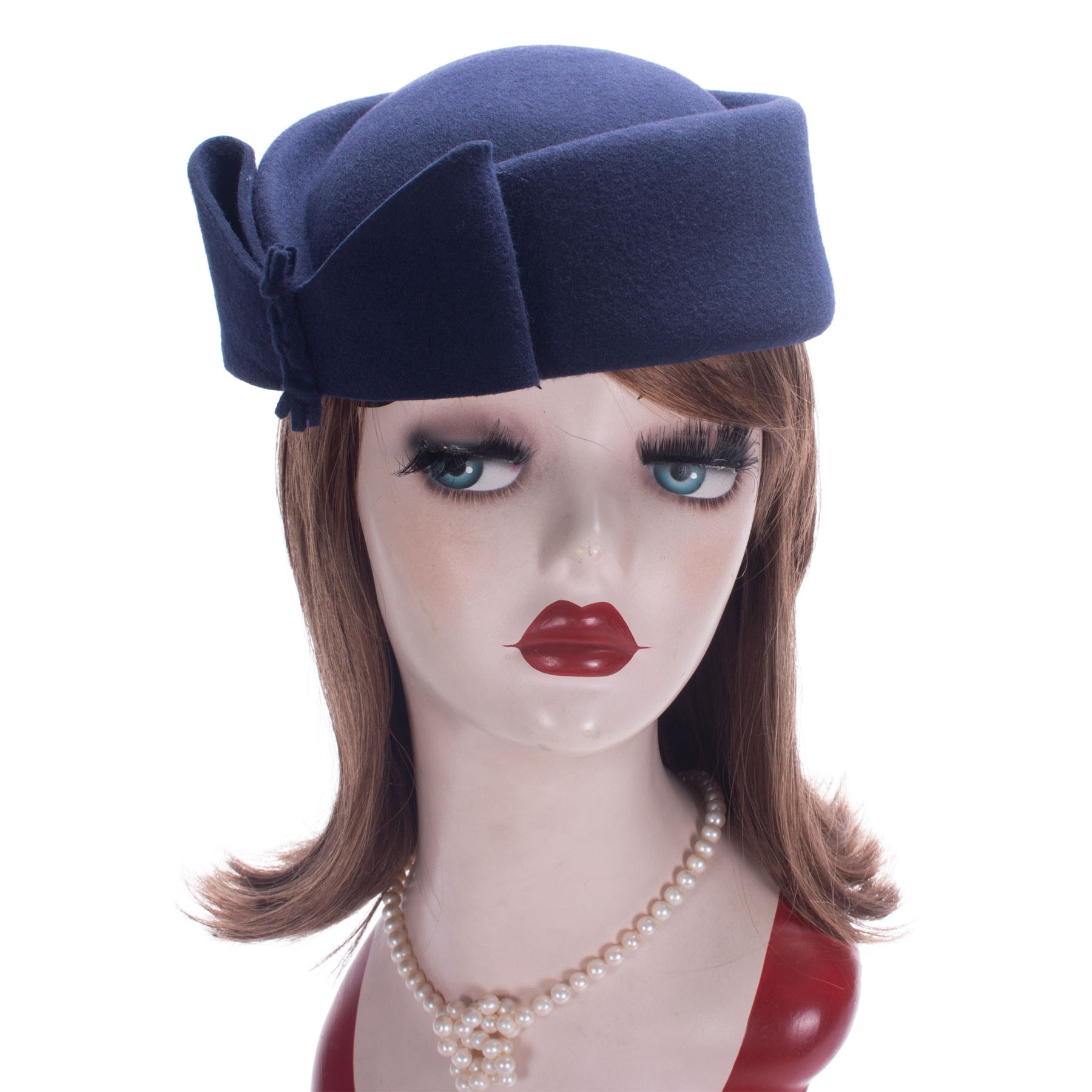 Fedora Hat Wool - Lawliet Teardrop Fascinator Damen Vintage Look