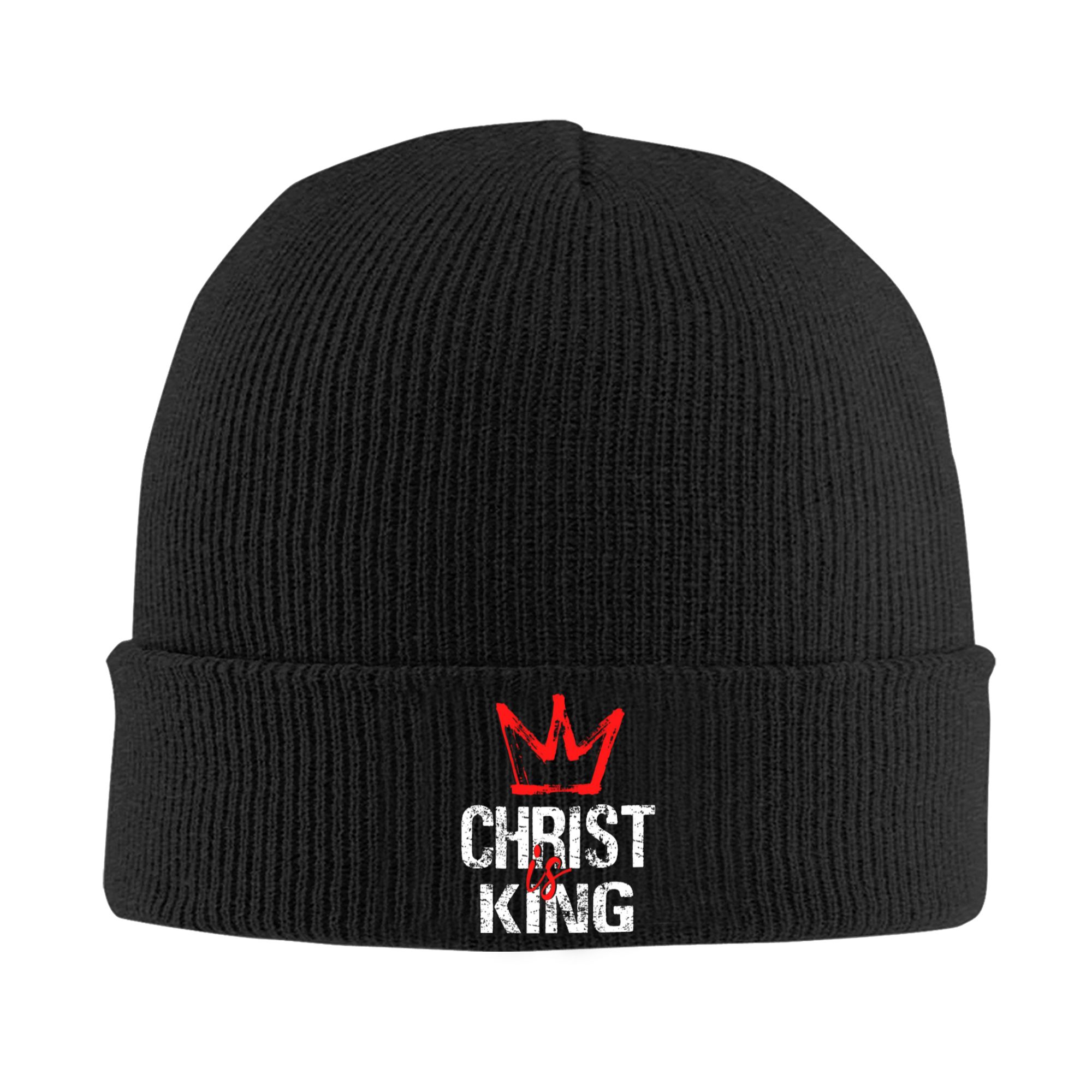 Beanie Cuffed Knit - Herren Damen Gerippte Strickmütze mit Umschlagrand