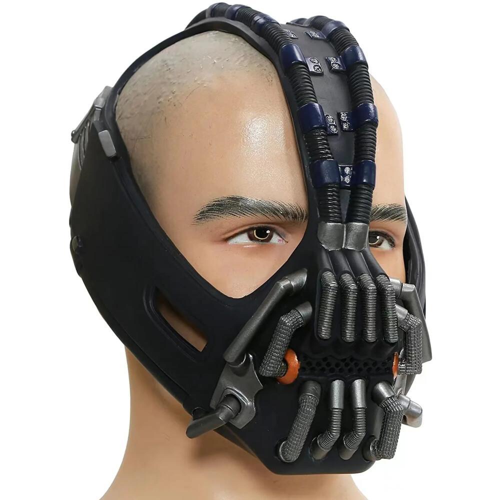 Skull Cap Helmet Liner - Horror Dark Knight Bane Latexmaske Helm