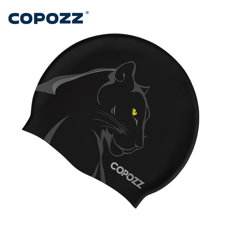 Swim Hat Silicone - COPOZZ Wassersport Damen Herren Badekappe Gehörschutz