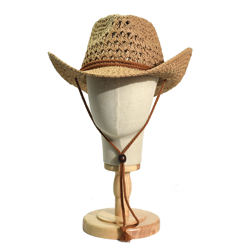Cowboy Hat Straw - Panama Weiche handgemachte Cowboy Strohhut Sommer