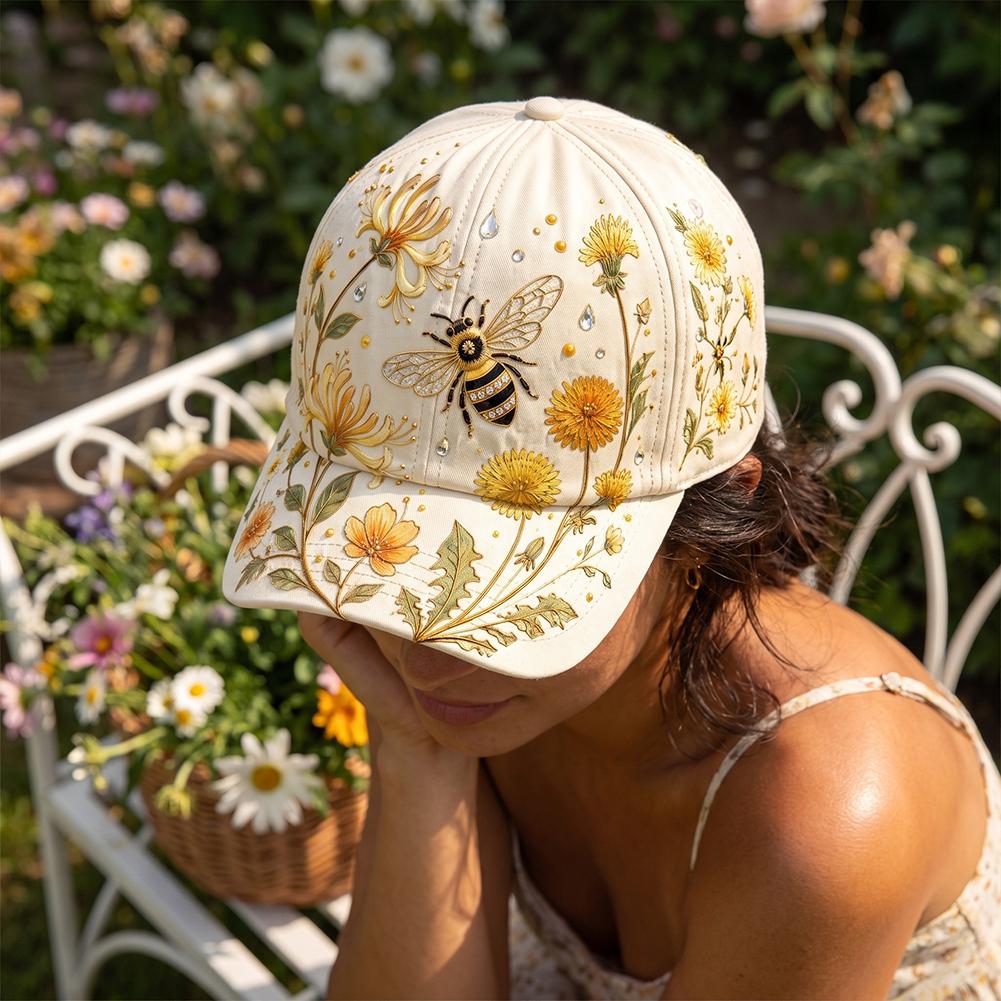 Dad Hat Cotton - Atmungsaktive Baumwoll-Baseballkappe für Damen, verstellbar, mit