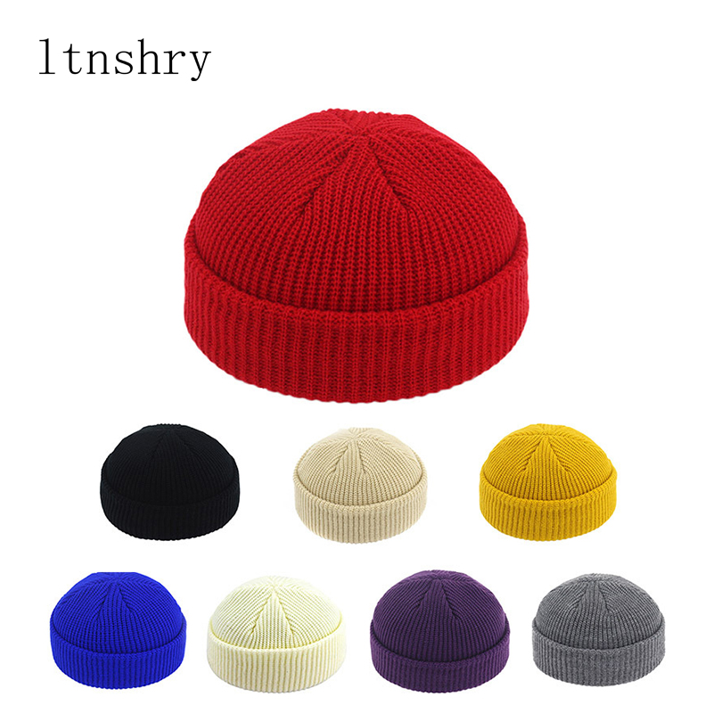 Beanie Cuffed Knit - Unisex Mütze Gerippte Strickmütze mit Umschlag
