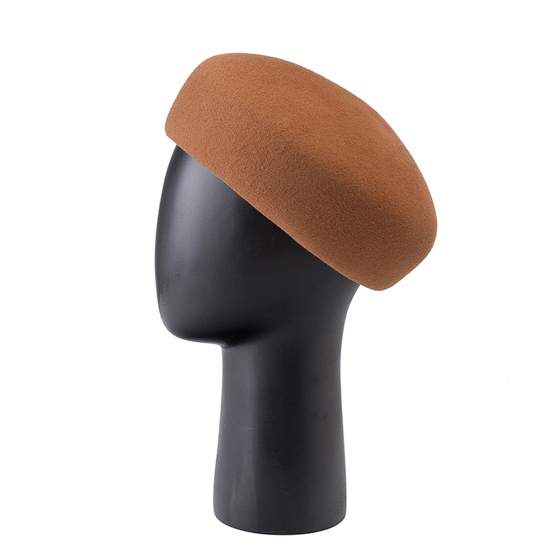 Beret French Wool - Neue französische Wollmütze für Damen, Filz-Wintermütze,