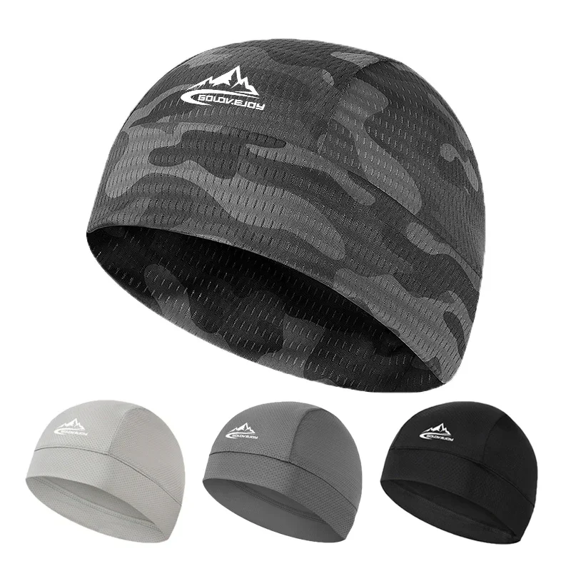 Skull Cap Helmet Liner - Fahrradkappe Sommer Eisseide Schnelltrocknend Anti-UV Sportmütze