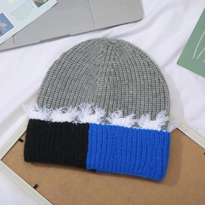 Koreanische Version, farblich  – Beanie Cuffed Knit Bewertung und Preis