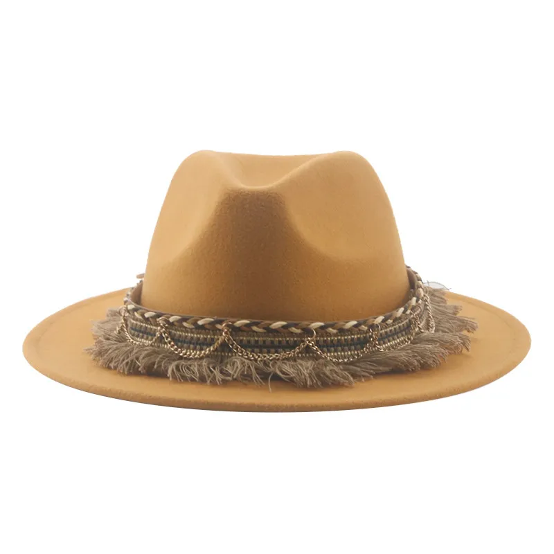 Cowboy Hüte Hut Fedora Hut Gef – Fedora Hat Wool Bewertung und Preis