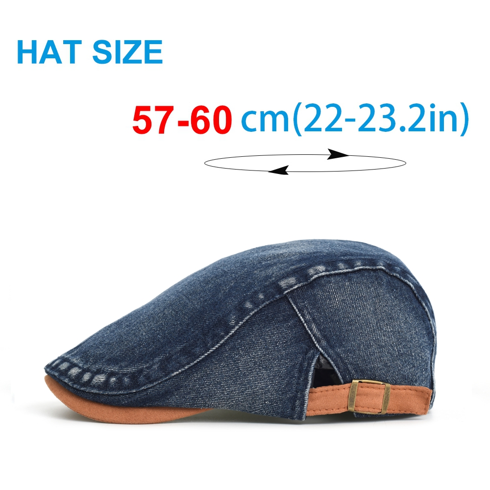 Vier-Jahreszeiten Washed Denim – Newsboy Cap Ivy Bewertung und Preis