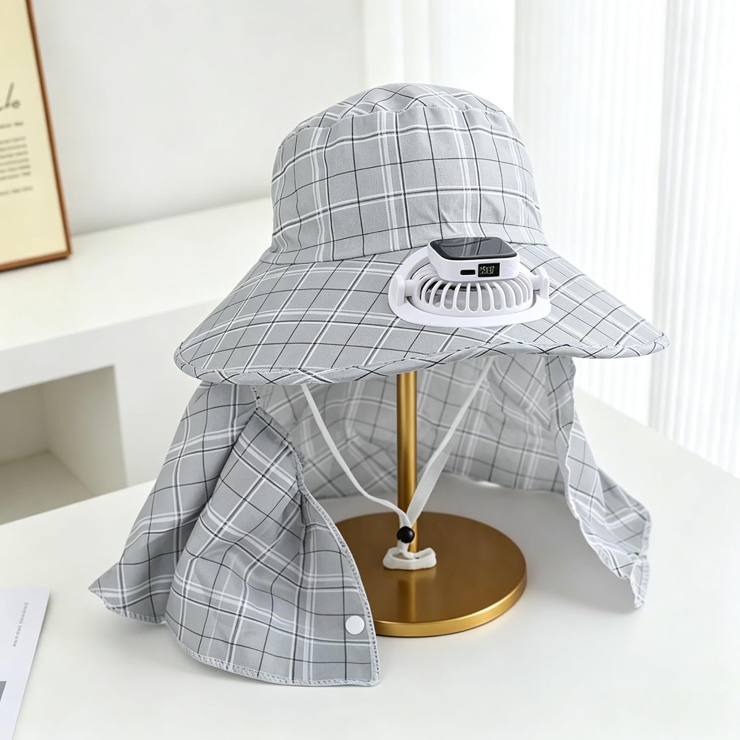 1 Stück Solarbetriebener Nacke – Visor Sun Hat Bewertung und Preis