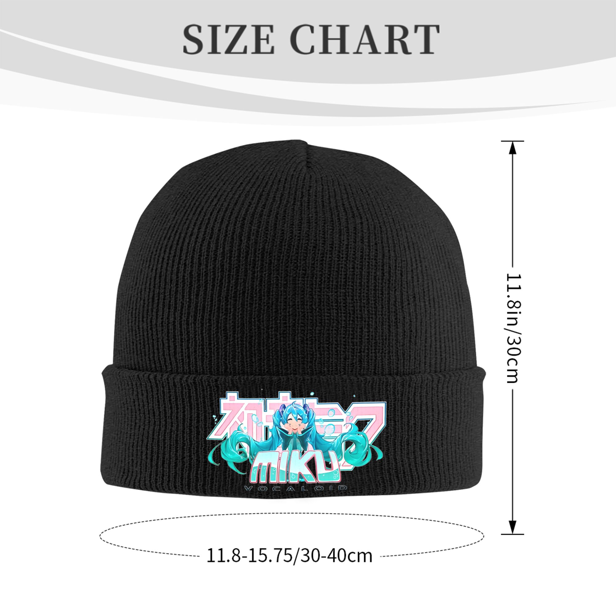 Hatsune Miku Rippstrick-Mütze  – Beanie Cuffed Knit Bewertung und Preis