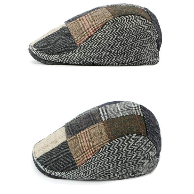 1 Stück Herren Patchwork Tweed – Newsboy Cap Ivy Bewertung und Preis