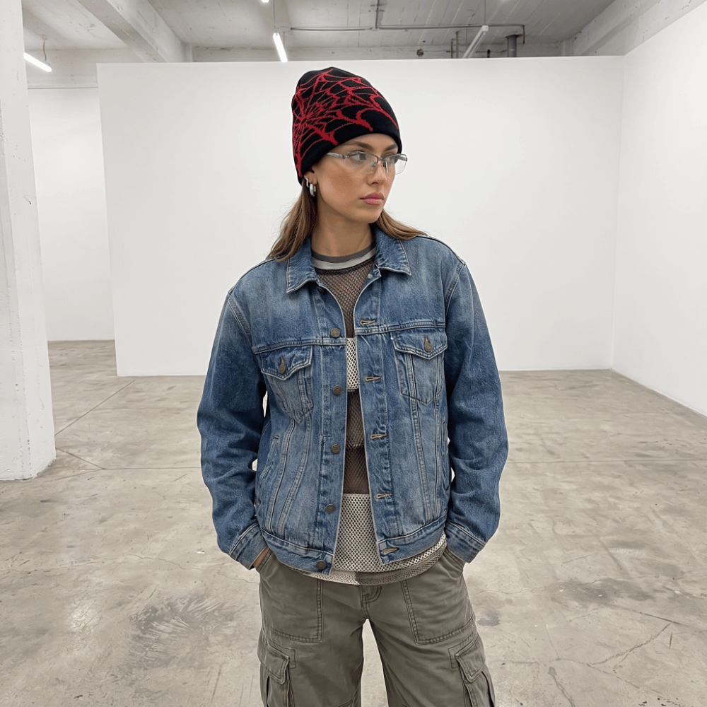 Hip-Hop Weiche Spinnennetz-Mus – Beanie Cuffed Knit Bewertung und Preis