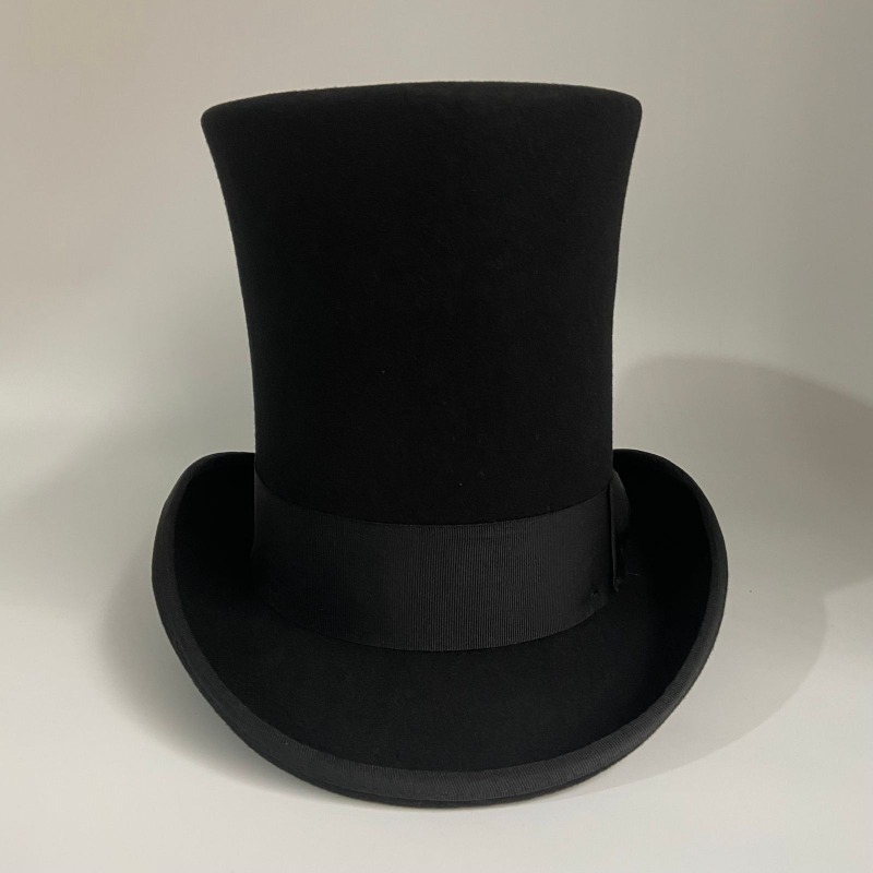Schwarzer Wollfilz-Zylinderhut – Fedora Hat Wool Bewertung und Preis