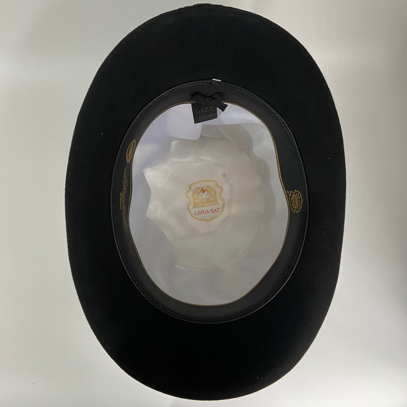 Schwarzer Wollfilz-Zylinderhut – Fedora Hat Wool Bewertung und Preis