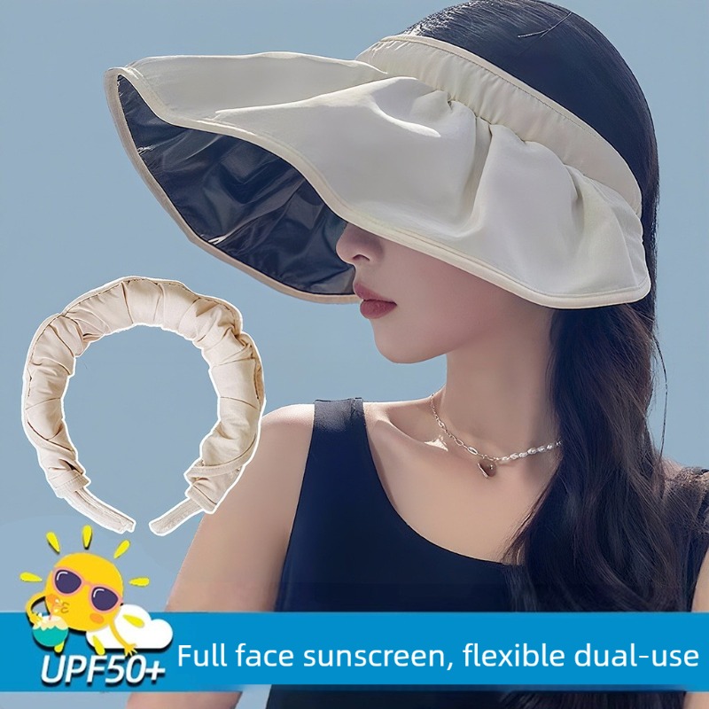UPF50+ Faltbarer Kopfband-Sonn – Visor Sun Hat Bewertung und Preis