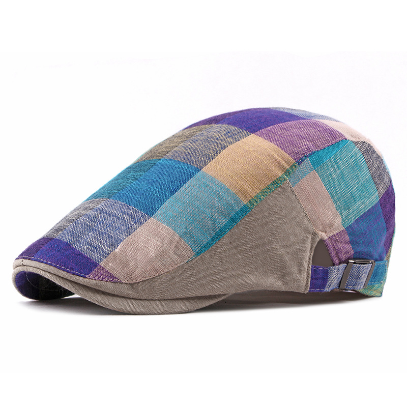 Unisex Baumwoll-Karo-Newsboy-B – Newsboy Cap Ivy Bewertung und Preis
