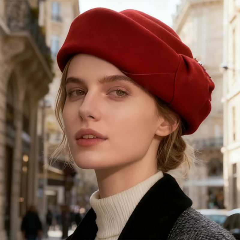 Neue Klassische Wollfilz Baske – Beret French Wool Bewertung und Preis