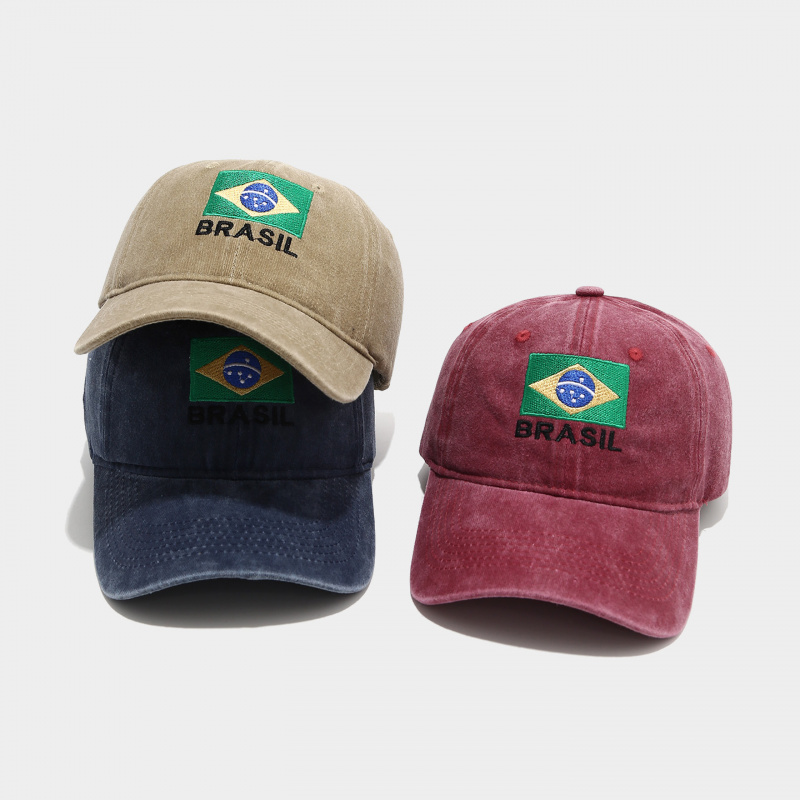 Vintage Brasilien-Flagge BRASI – Dad Hat Cotton Bewertung und Preis