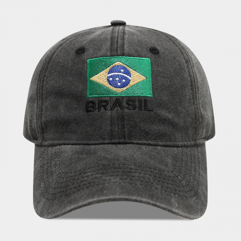 Vintage Brasilien-Flagge BRASI – Dad Hat Cotton Bewertung und Preis